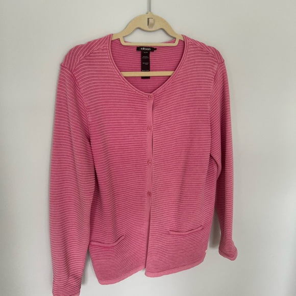 Olsen Pink Women’s Cardigan - Picture 2 of 4